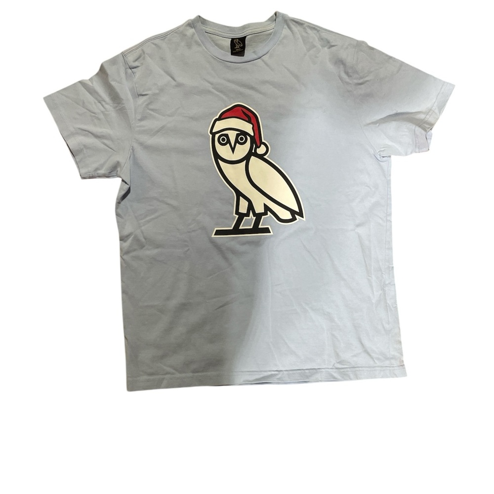 OVO XMAS Owl T shirt BLUE